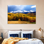Crested Butte Autumn Mountains Wall Art