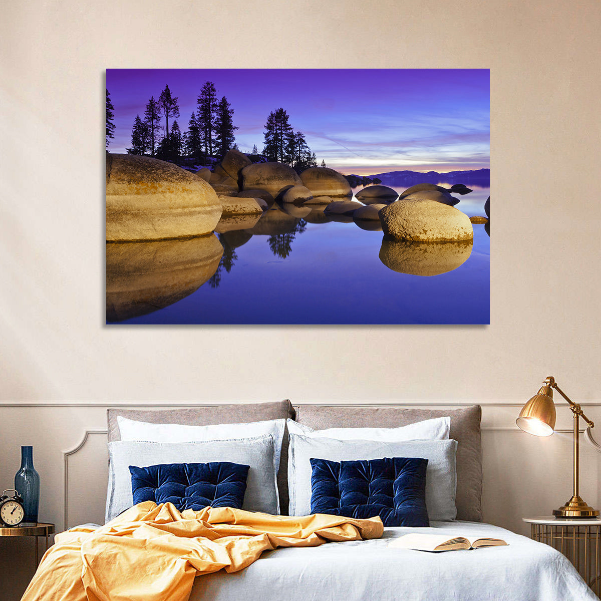 Lake Tahoe Twilight Wall Art