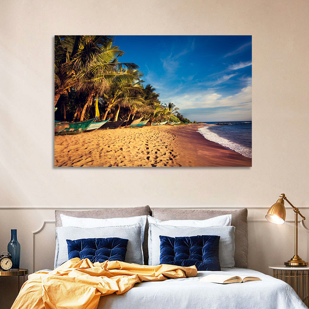 Mirissa Beach Morning Light Wall Art