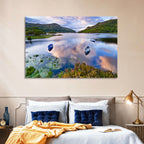 Lough Leane Rowboats at Dusk Wall Art