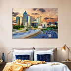 Atlanta Downtown Skyline Wall Art