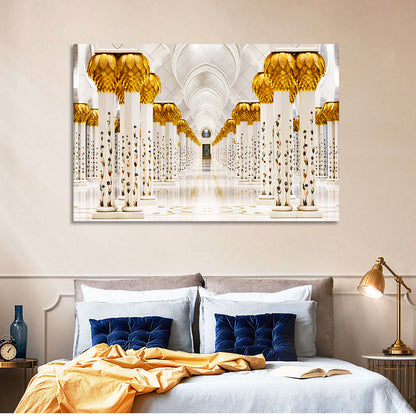 Sheikh Zayed Grand Mosque Colonnade Wall Art