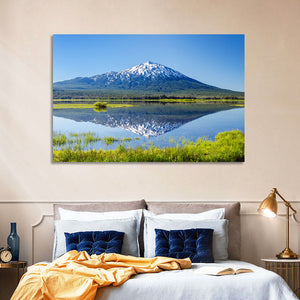 Mount Bachelor Lake Reflection Wall Art