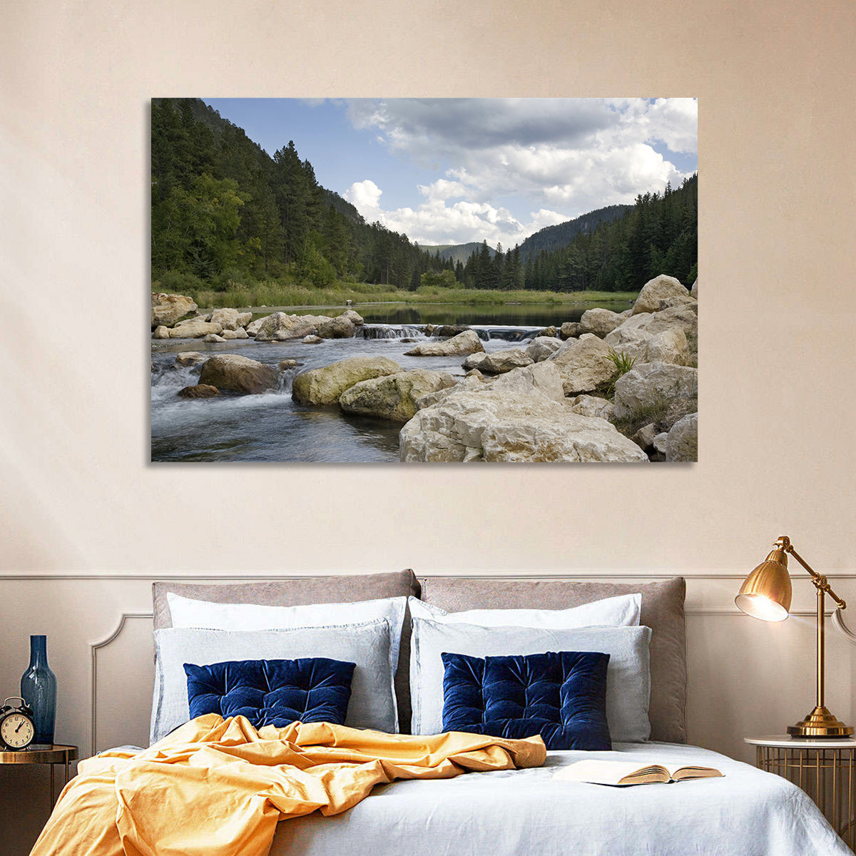 Spearfish Canyon, Black Hills Wall Art in a room, landscape