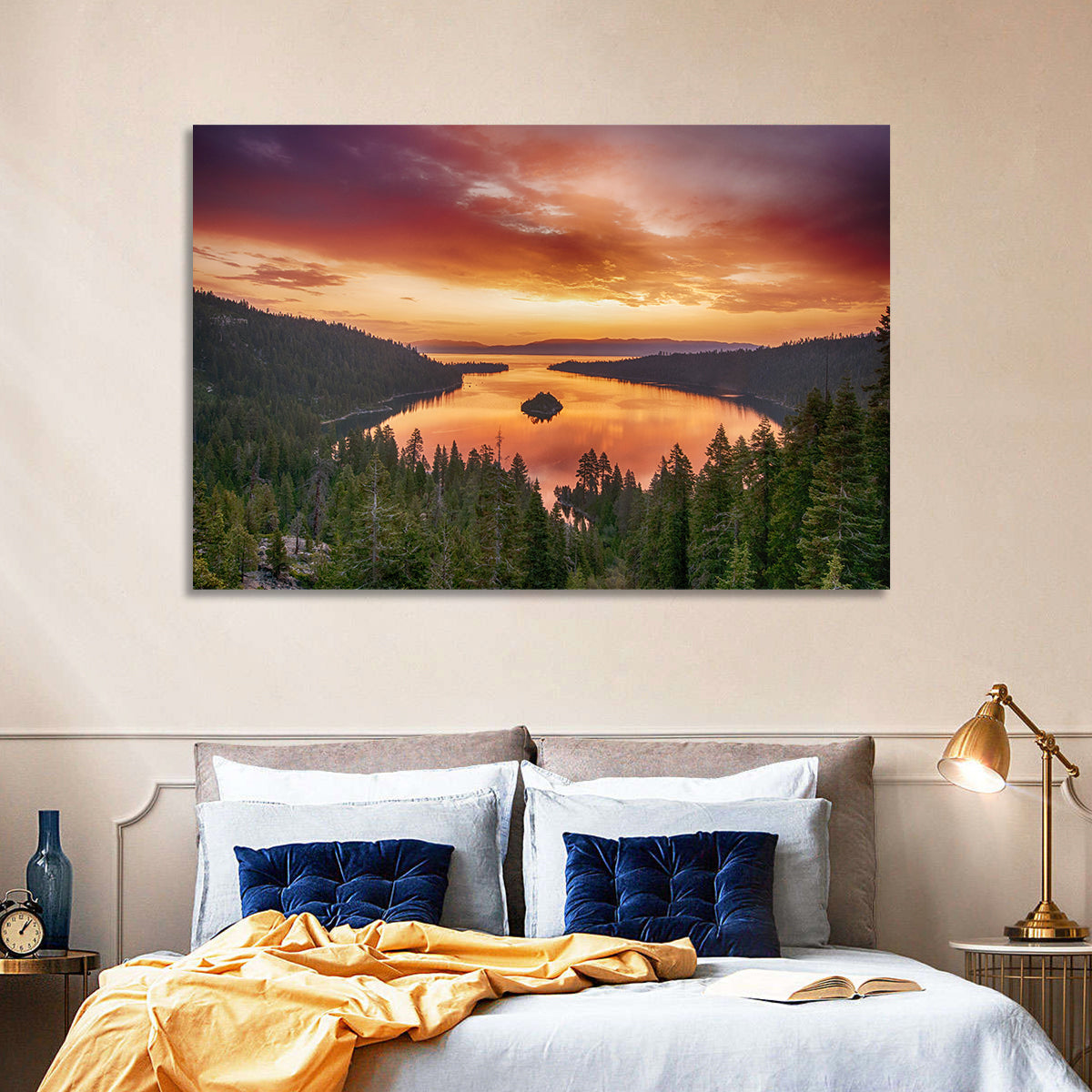 Emerald Bay Sunrise, Lake Tahoe Wall Art