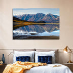 Kluane Lake Autumn Reflection Wall Art