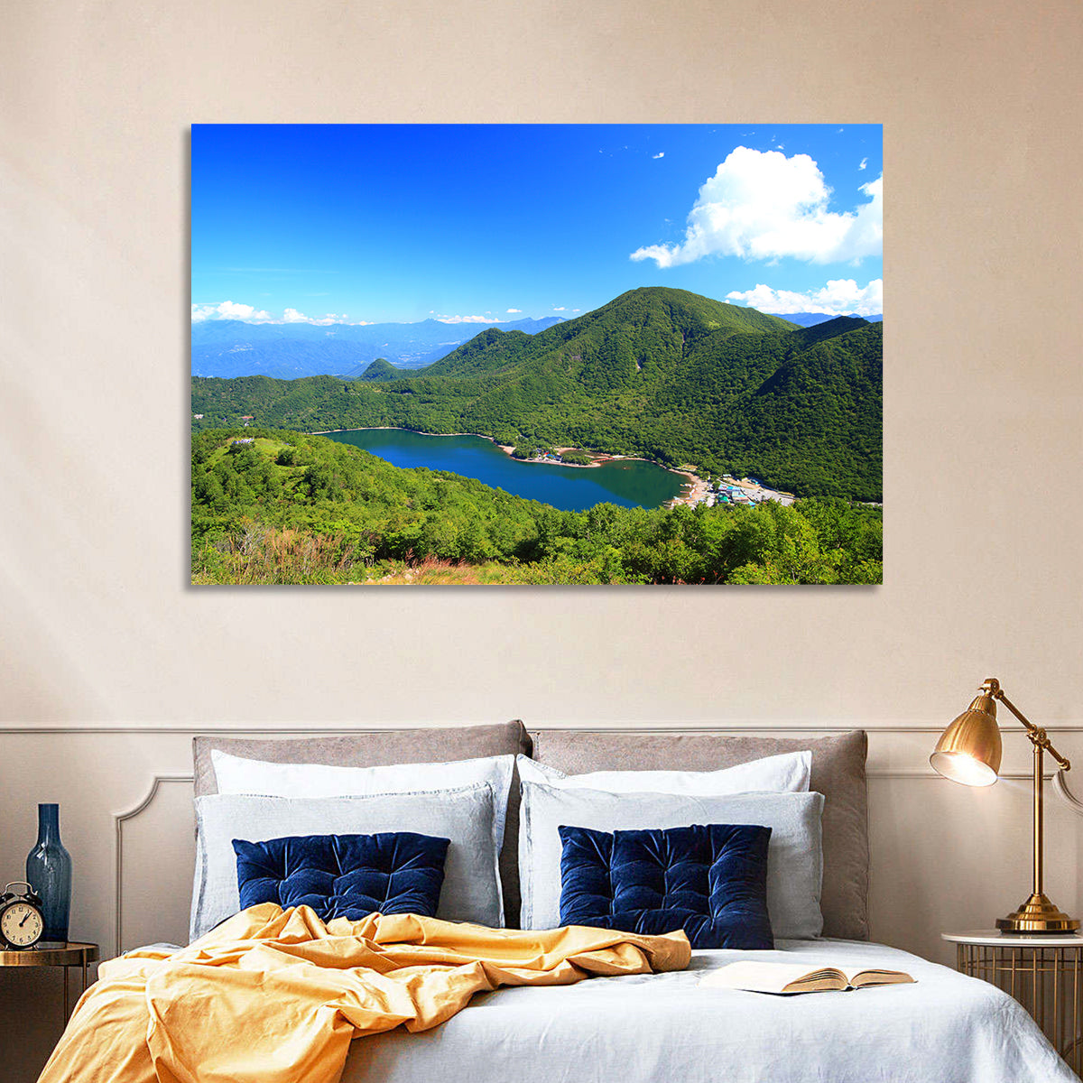 Mount Akagi and Lake Yunoko Wall Art