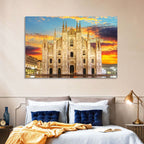 Milan Duomo at Sunset Wall Art