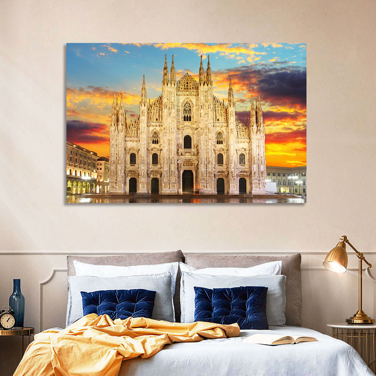 Milan Duomo at Sunset Wall Art