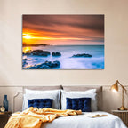 Reykjanes Golden Hour Beach Wall Art
