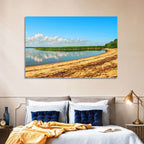 Lake Pskov Shoreline Wall Art