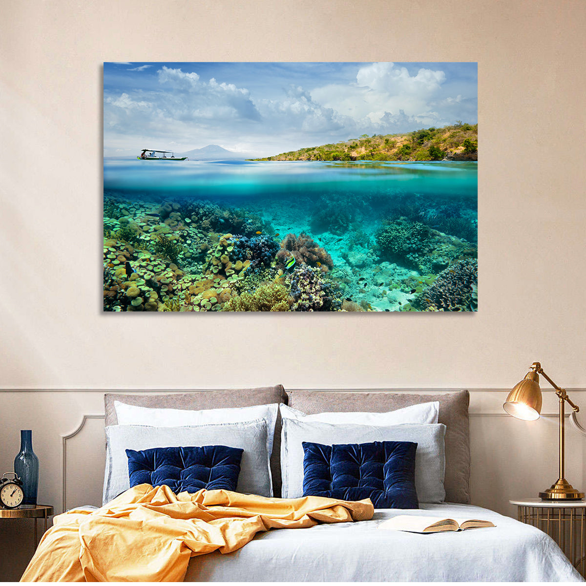 Menjangan Island Split View Wall Art