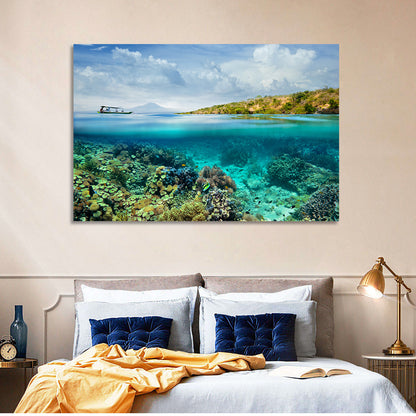 Menjangan Island Split View Wall Art