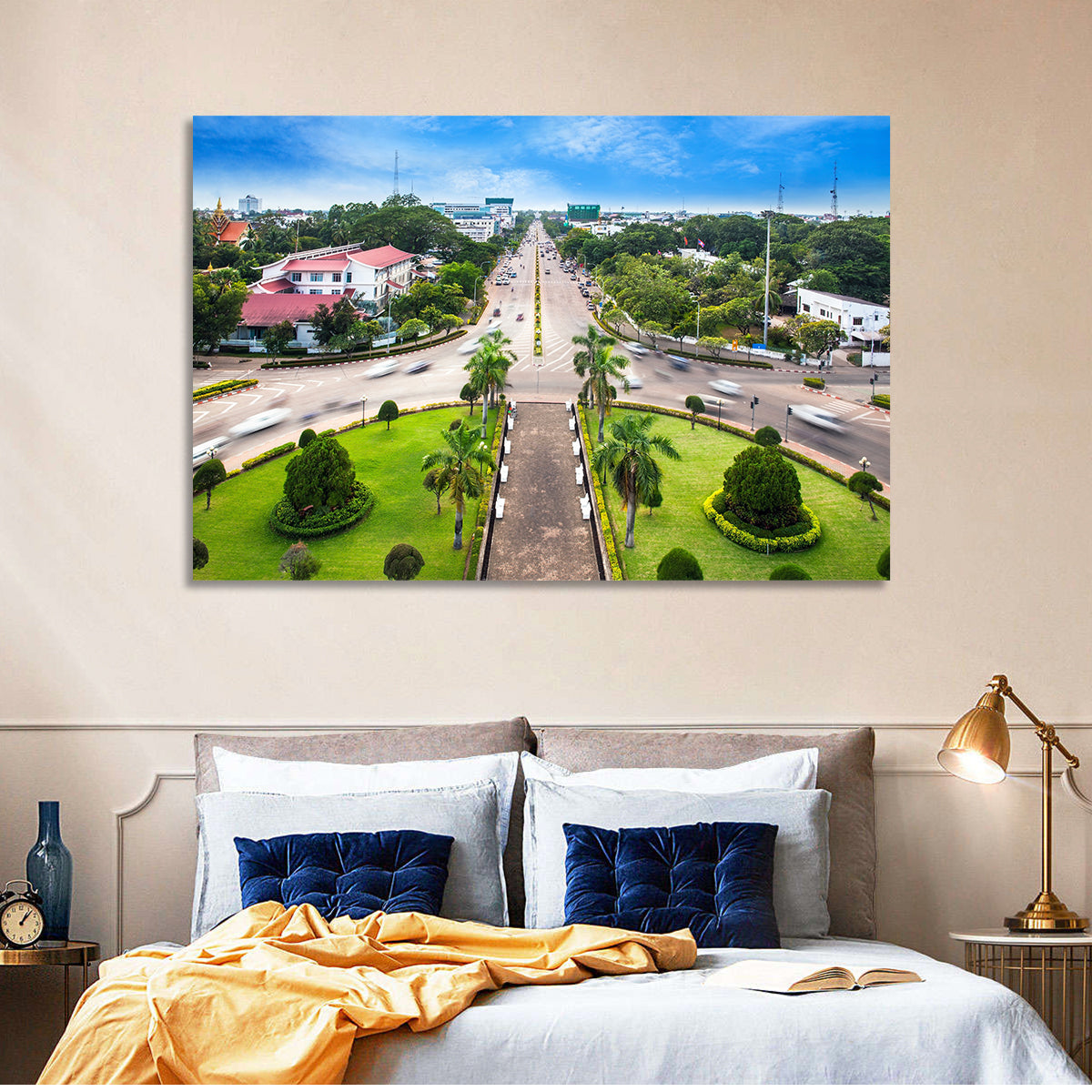 Phnom Penh Independence Monument Boulevard Wall Art