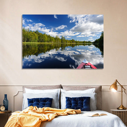 Karelia Kayak Reflection Wall Art