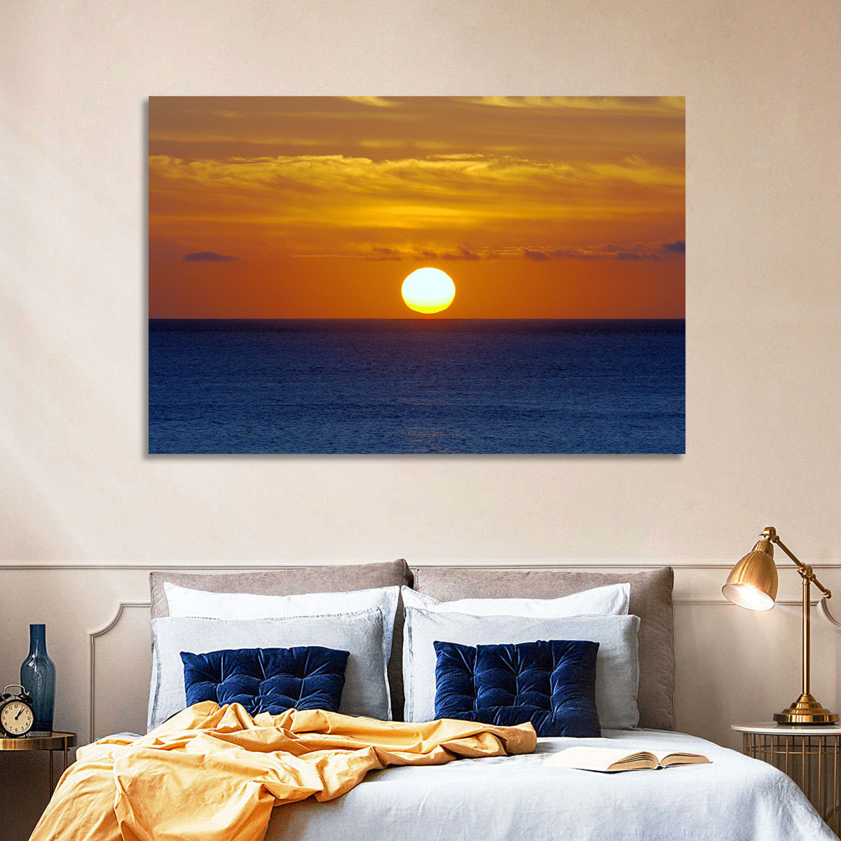 Golden Pacific Sunrise Wall Art
