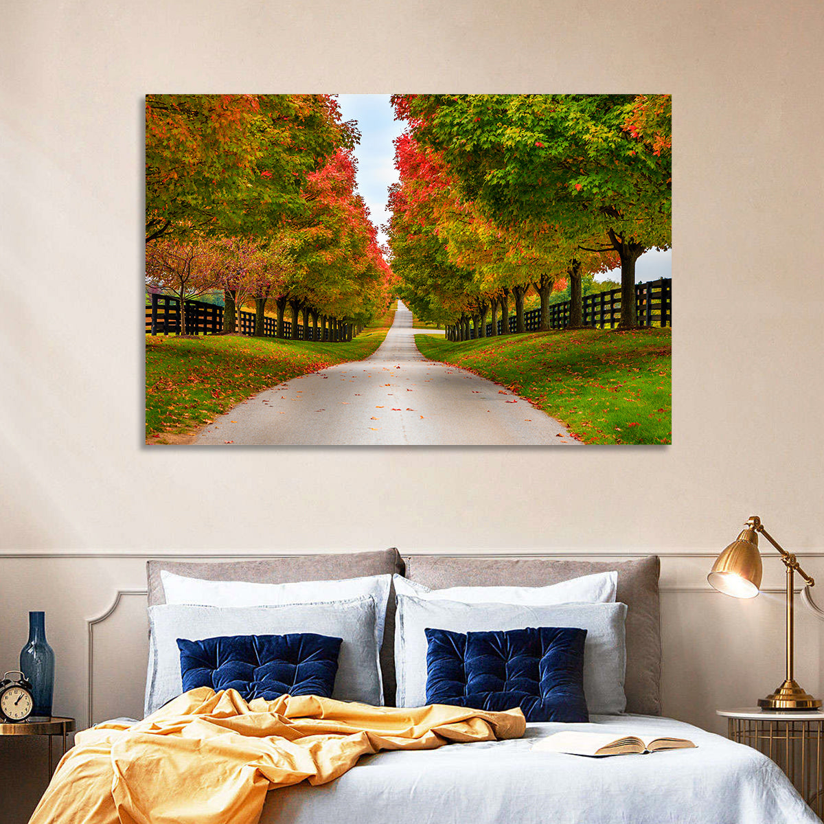 Tree-lined Farm Lane, Kentucky Wall Art