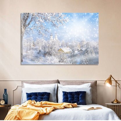 Frosted Village Wall Art