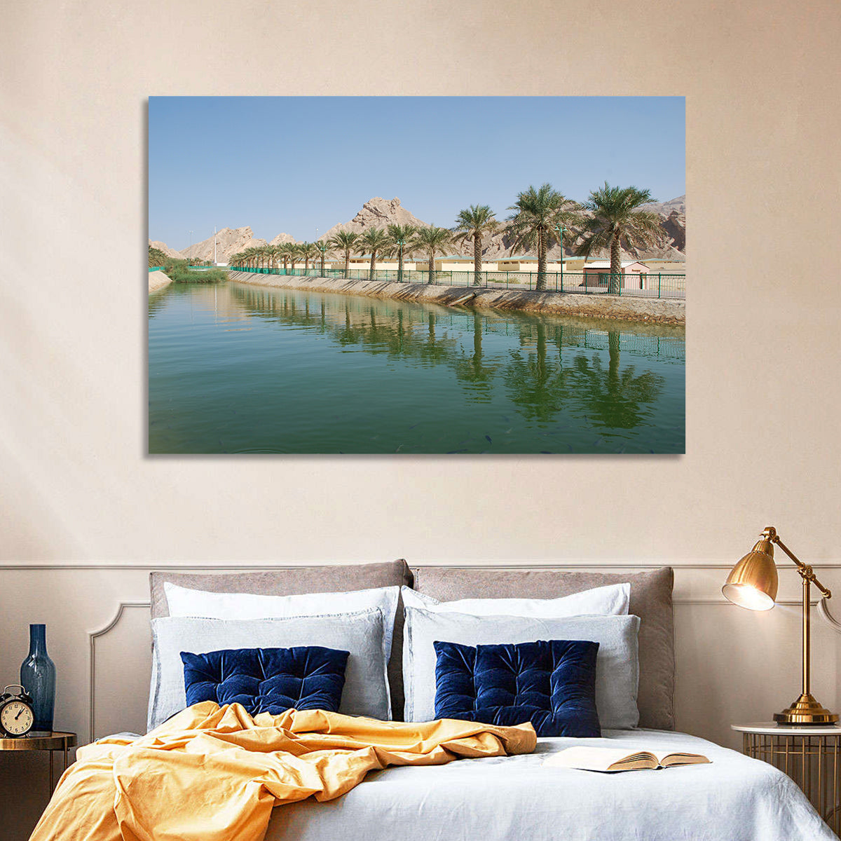Palm Lake Reflections Wall Art