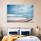 Dead Sea Salt Flats Coastline Wall Art