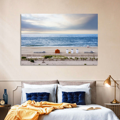Cape May Beach Huts Wall Art