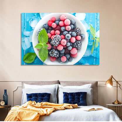 Frozen Berry Bowl Wall Art