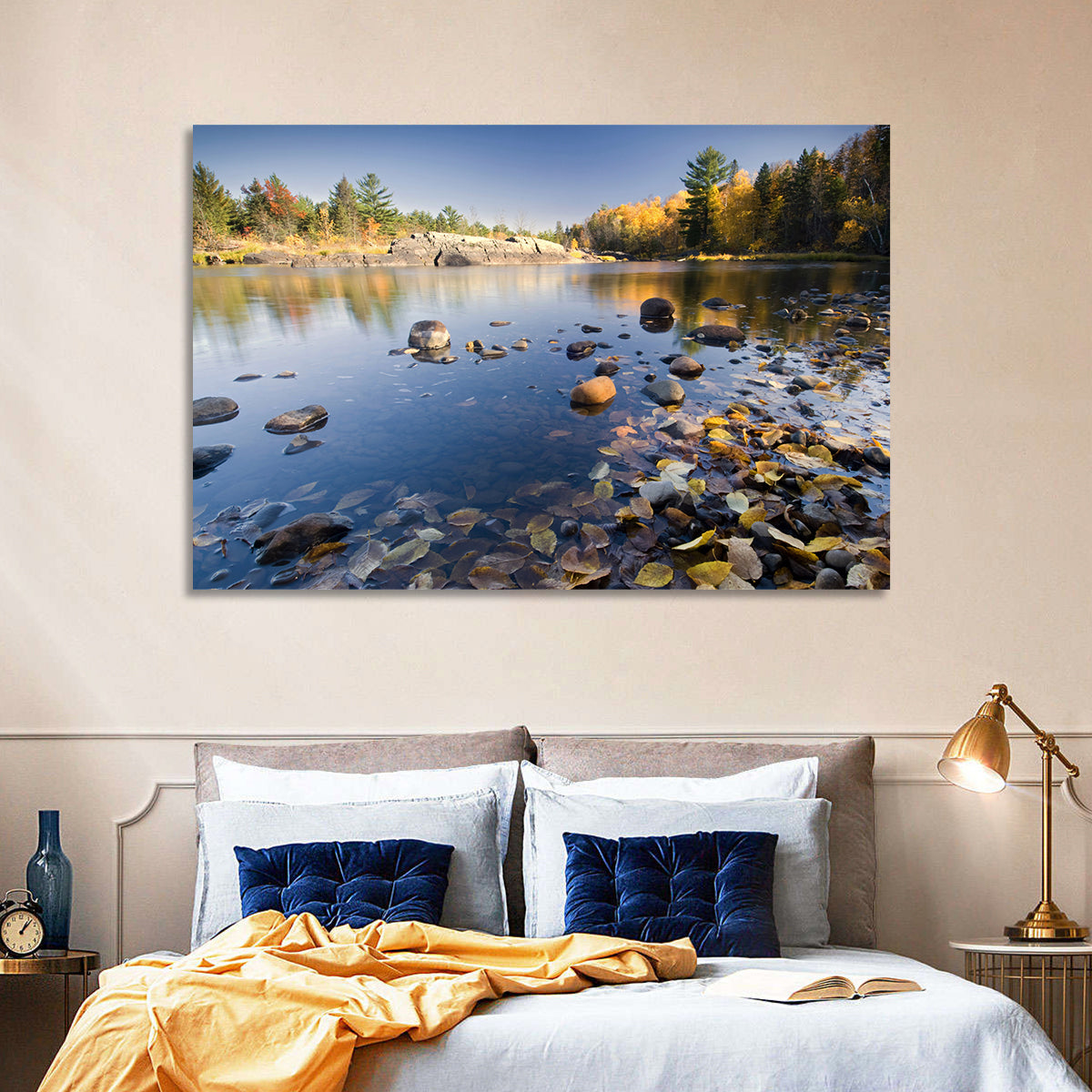 Minnesota Autumn Lakeshore Wall Art