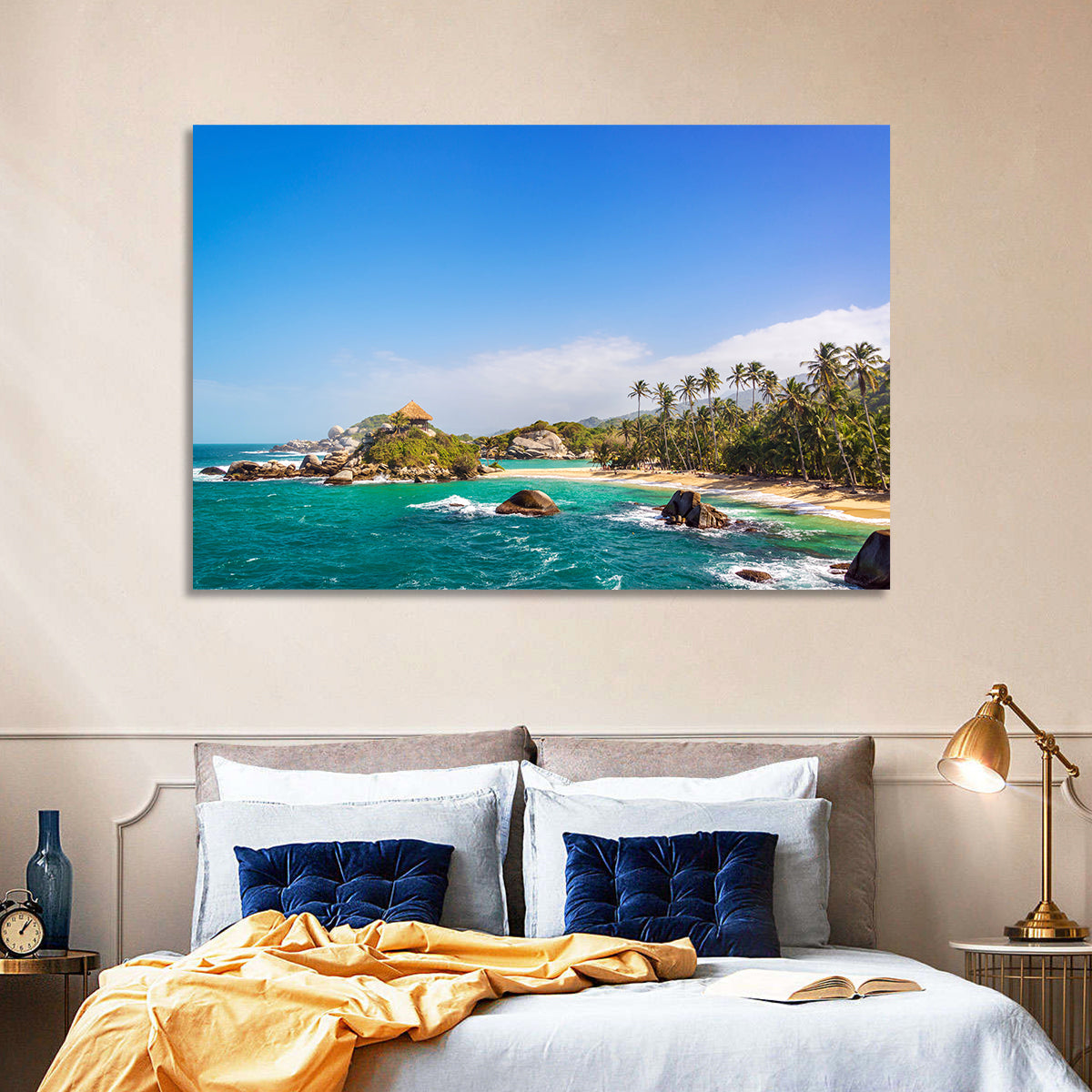 Cabo San Juan Del Guia Beach Wall Art in a room, landscape