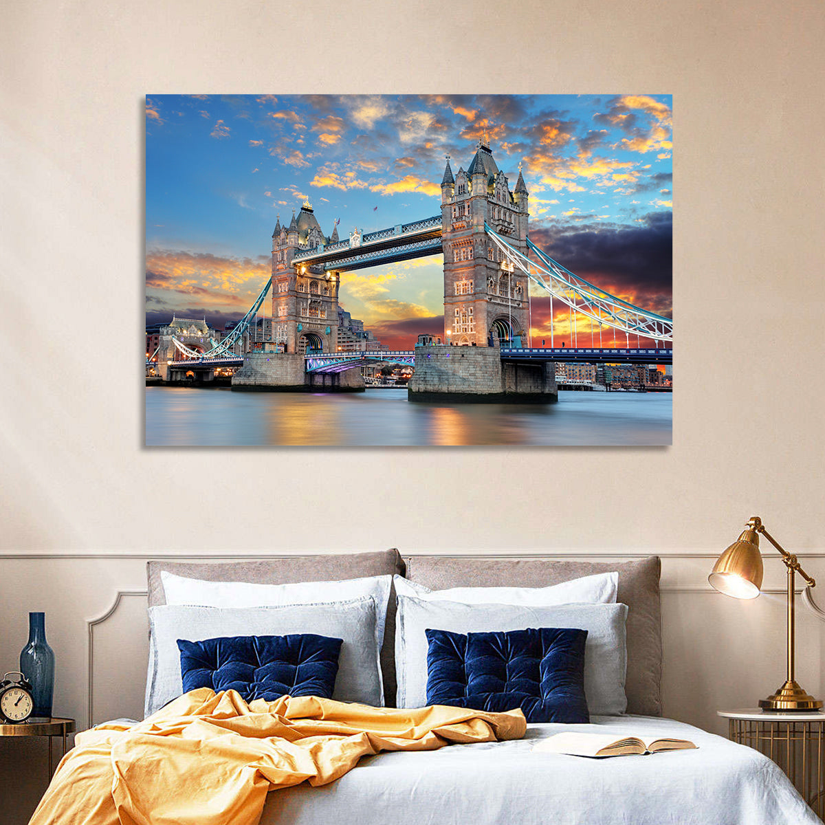 Tower Bridge at Sunset Wall Art