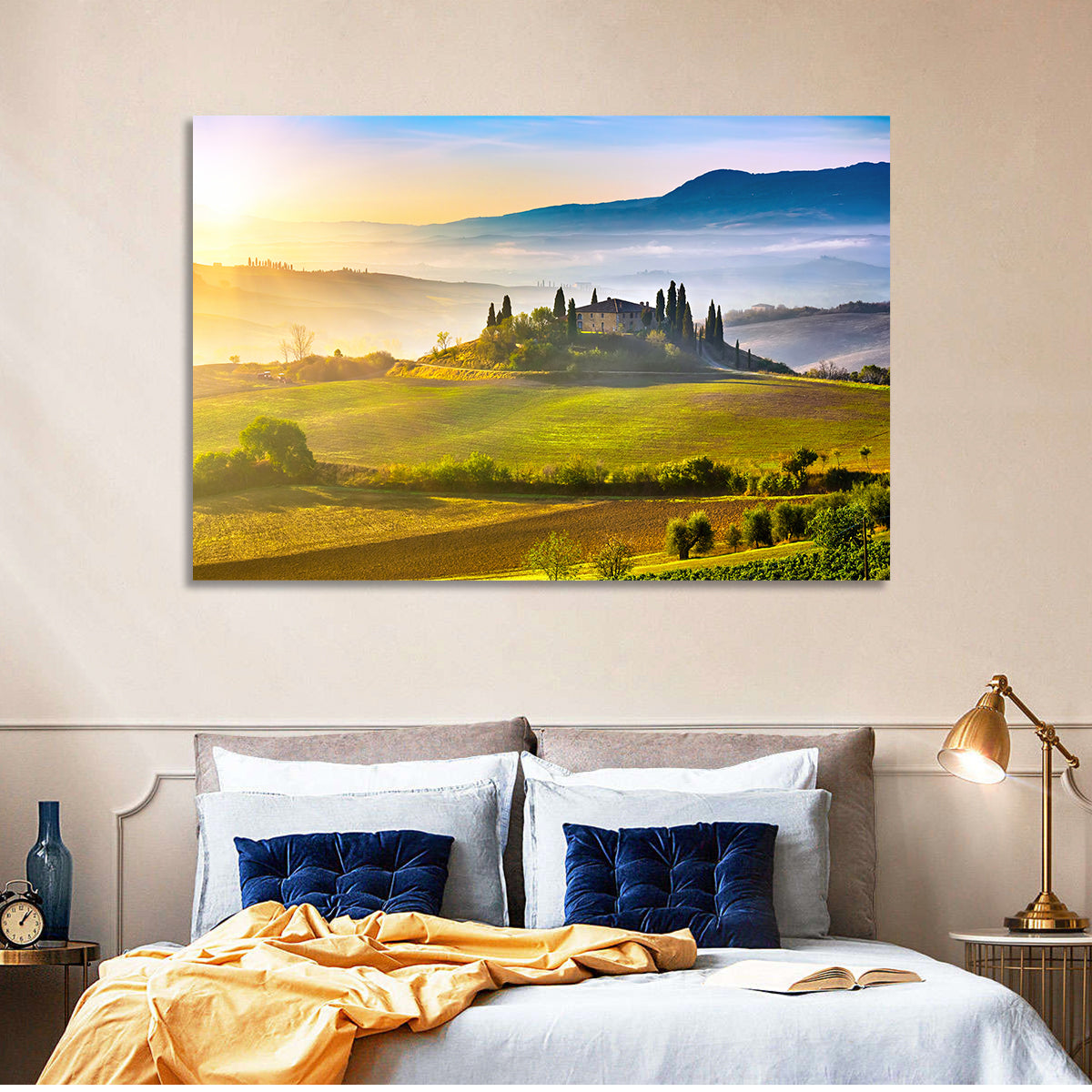 Tuscan Morning Landscape Wall Art