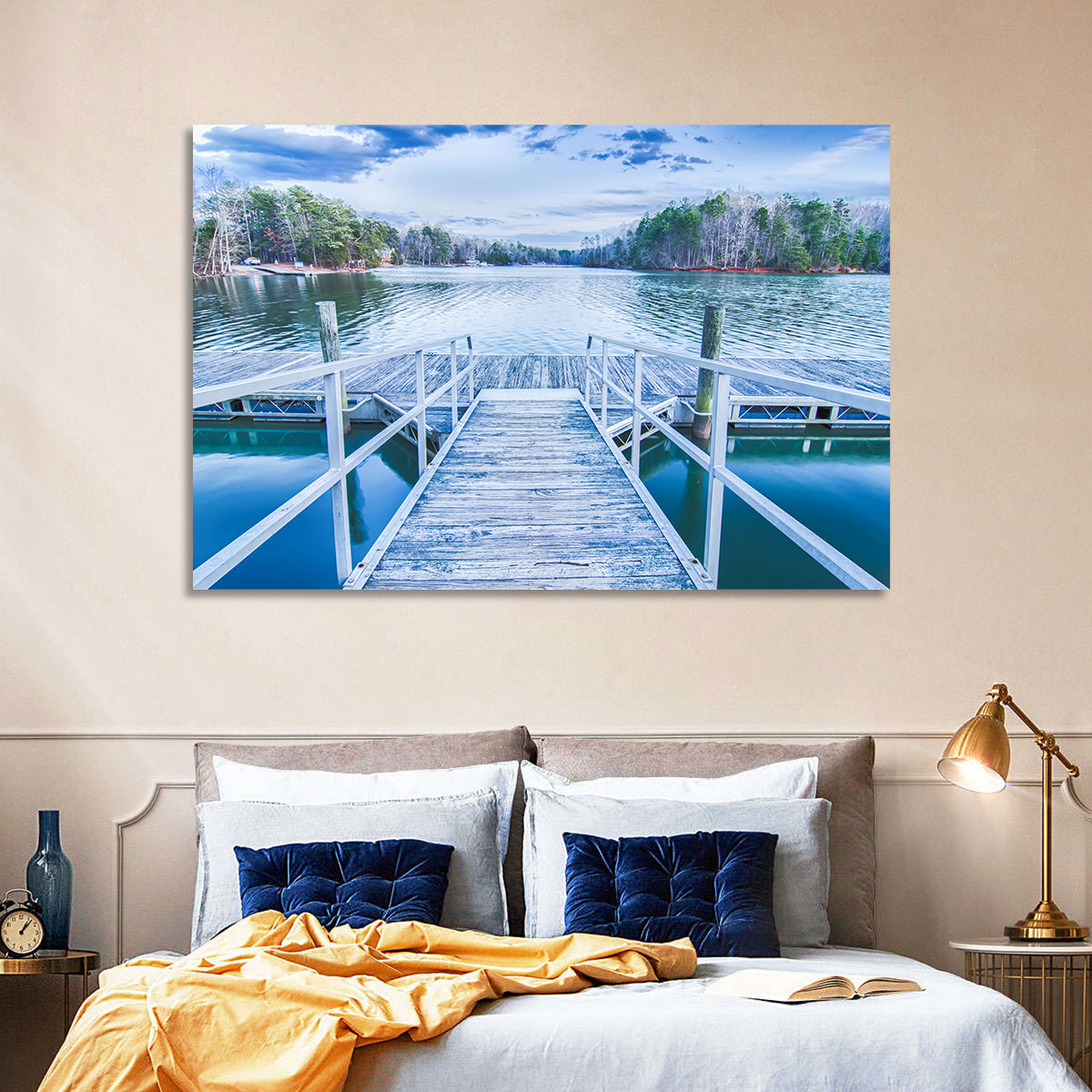 Morning at Lake Wylie Wall Art