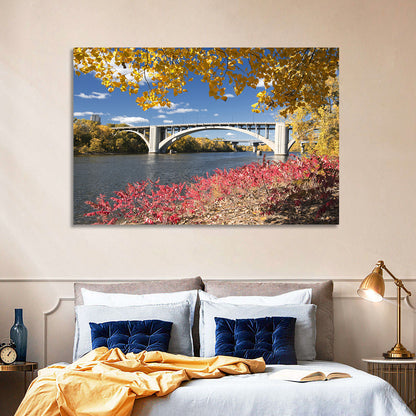 Ford Parkway Bridge Mississippi River Wall Art