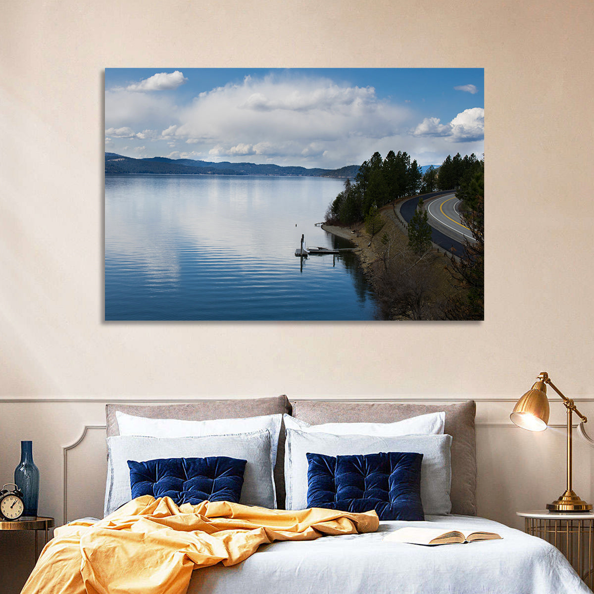 Coeur D'alene Lakeshore View Wall Art