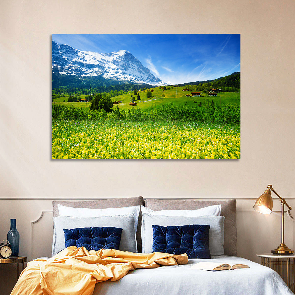 Alpine Wildflower Meadow Wall Art