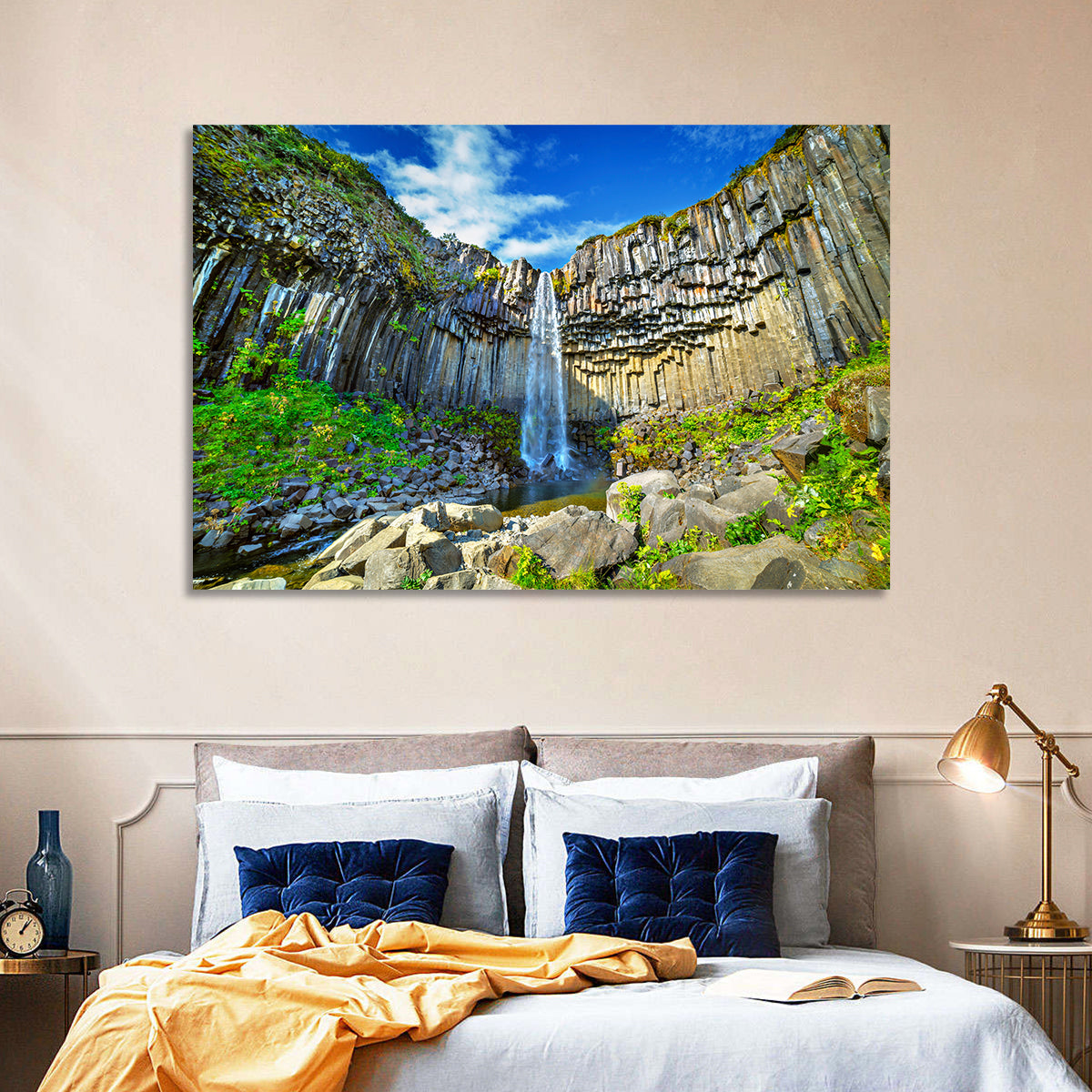 Svartifoss Basalt Falls Wall Art