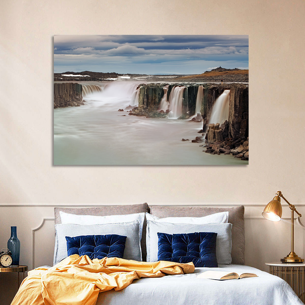 Selfoss Waterfall Wall Art