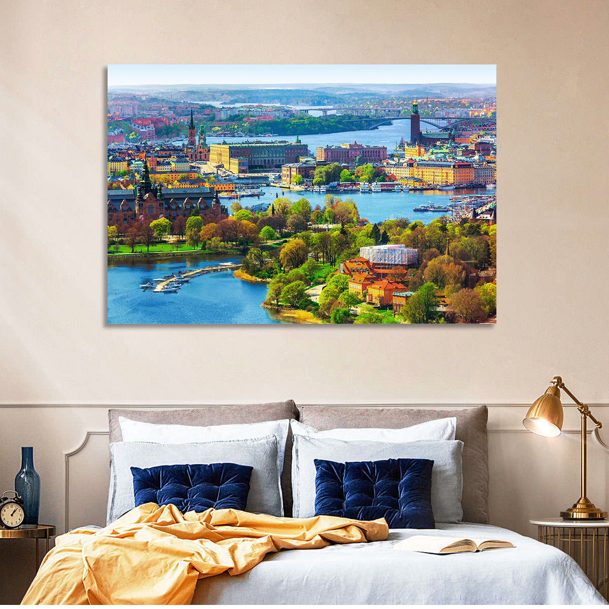 Gamla Stan Waterfront Wall Art