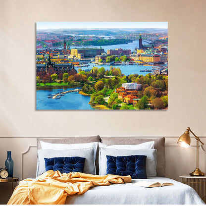 Gamla Stan Waterfront Wall Art