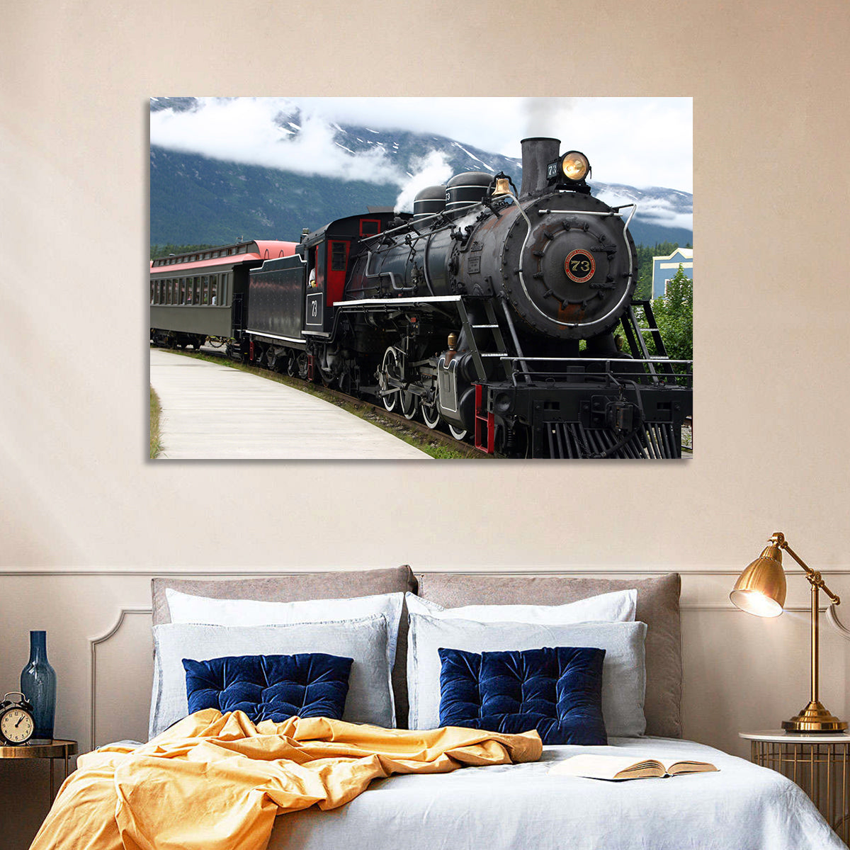 Steam Engine Train Wall Art