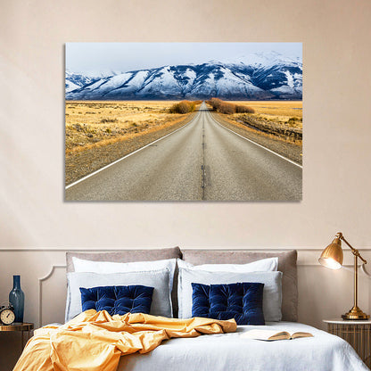 El Calafate Road with Snow Peaks Wall Art