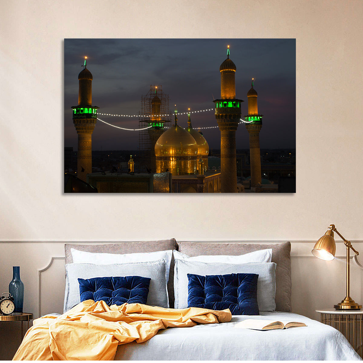 Moussa Al Kadhim Shrine Wall Art in a room, landscape