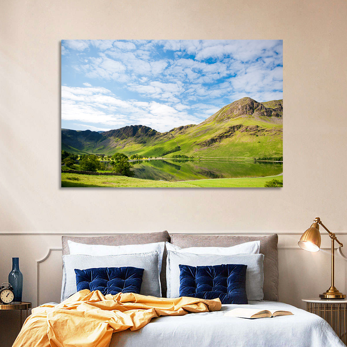 Haystacks Reflection at Buttermere Wall Art