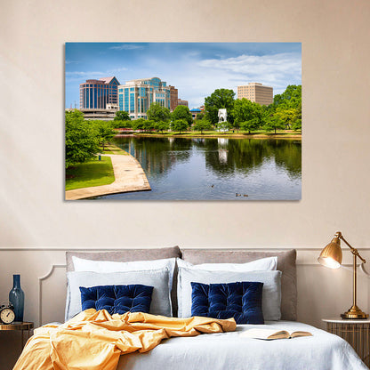 Big Spring Park Skyline, Huntsville Wall Art