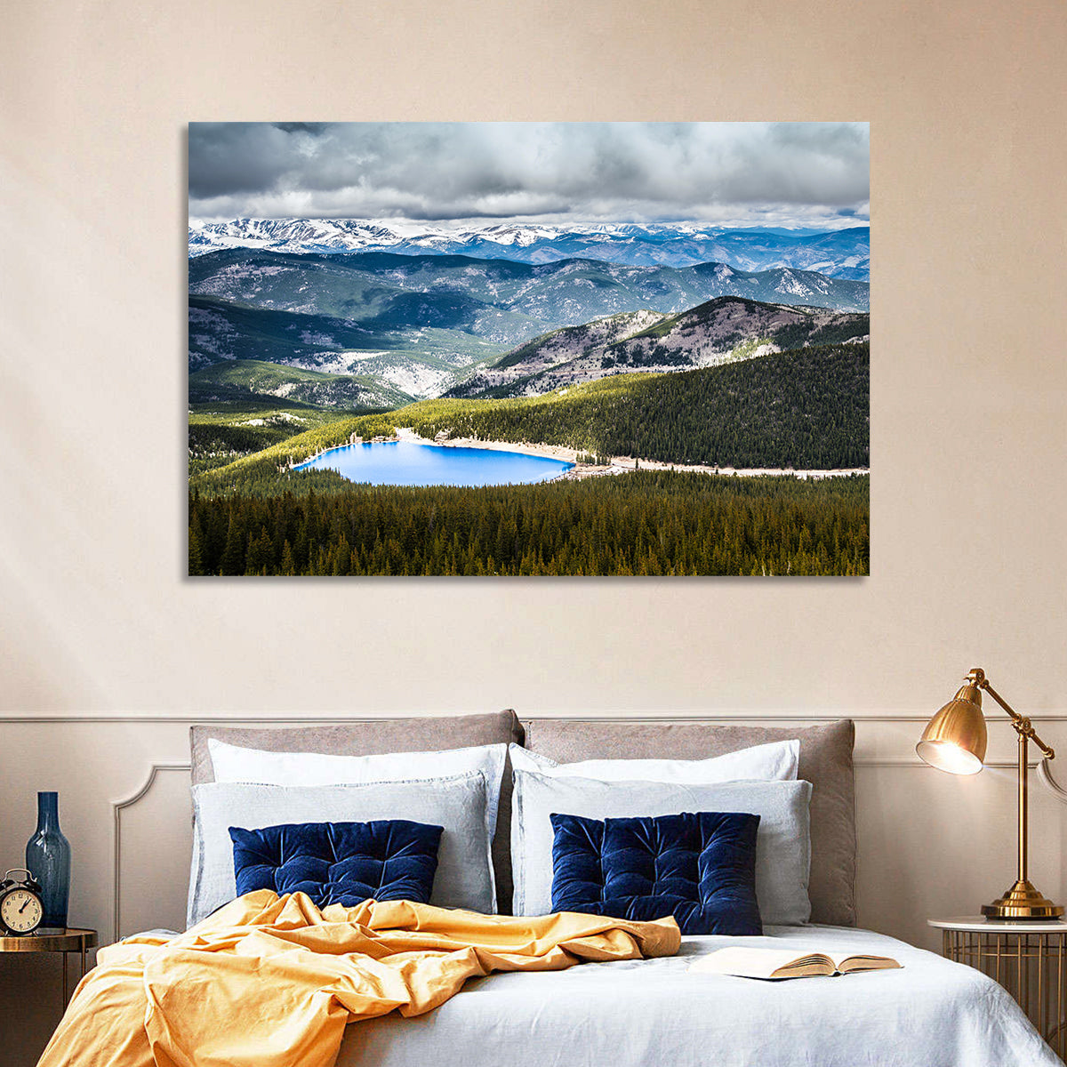 Mt Evans Echo Lake View Wall Art
