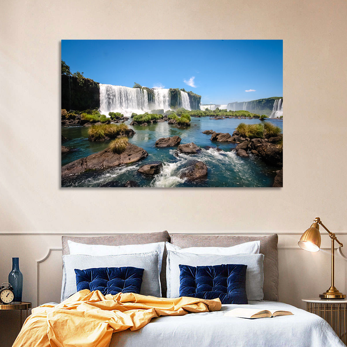 Iguazu River and Falls, Foz Do Iguaçu Wall Art