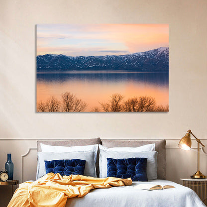 Lake Sevan Golden Dusk Wall Art