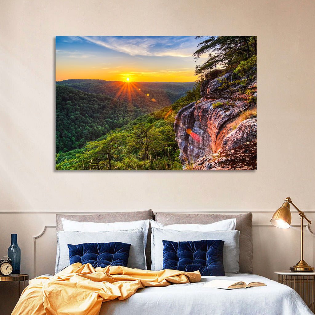 Big South Fork Gorge Sunset Wall Art