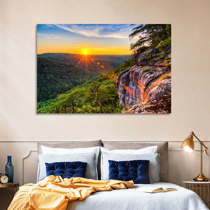 Big South Fork Gorge Sunset Wall Art