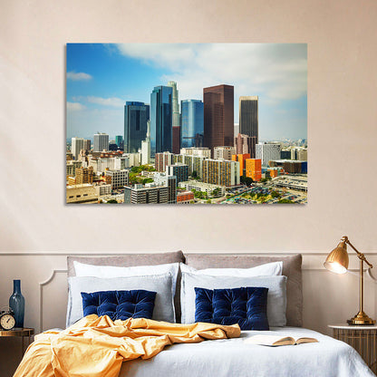 Downtown Los Angeles Skyline Cityscape Wall Art