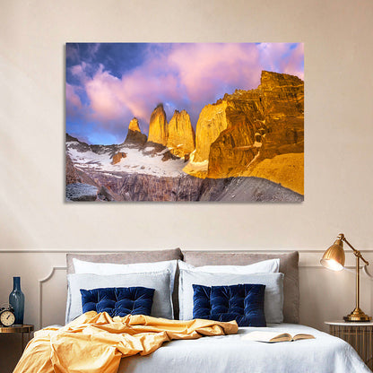 Torres Del Paine Alpenglow Wall Art